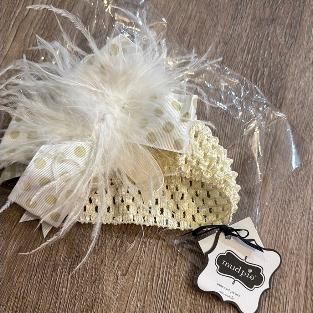 Mud Pie Cream Hair Accessory